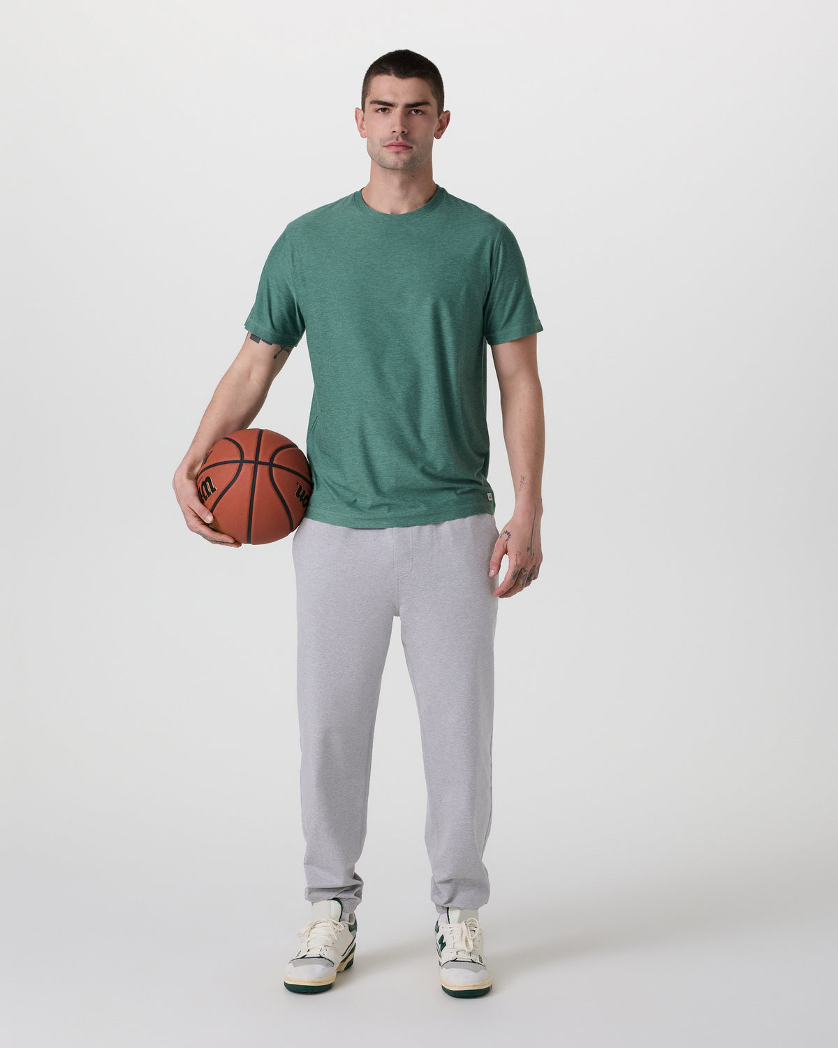 Coronado Performance Sweatpant Classic 30" Light Heather Grey - Vuori