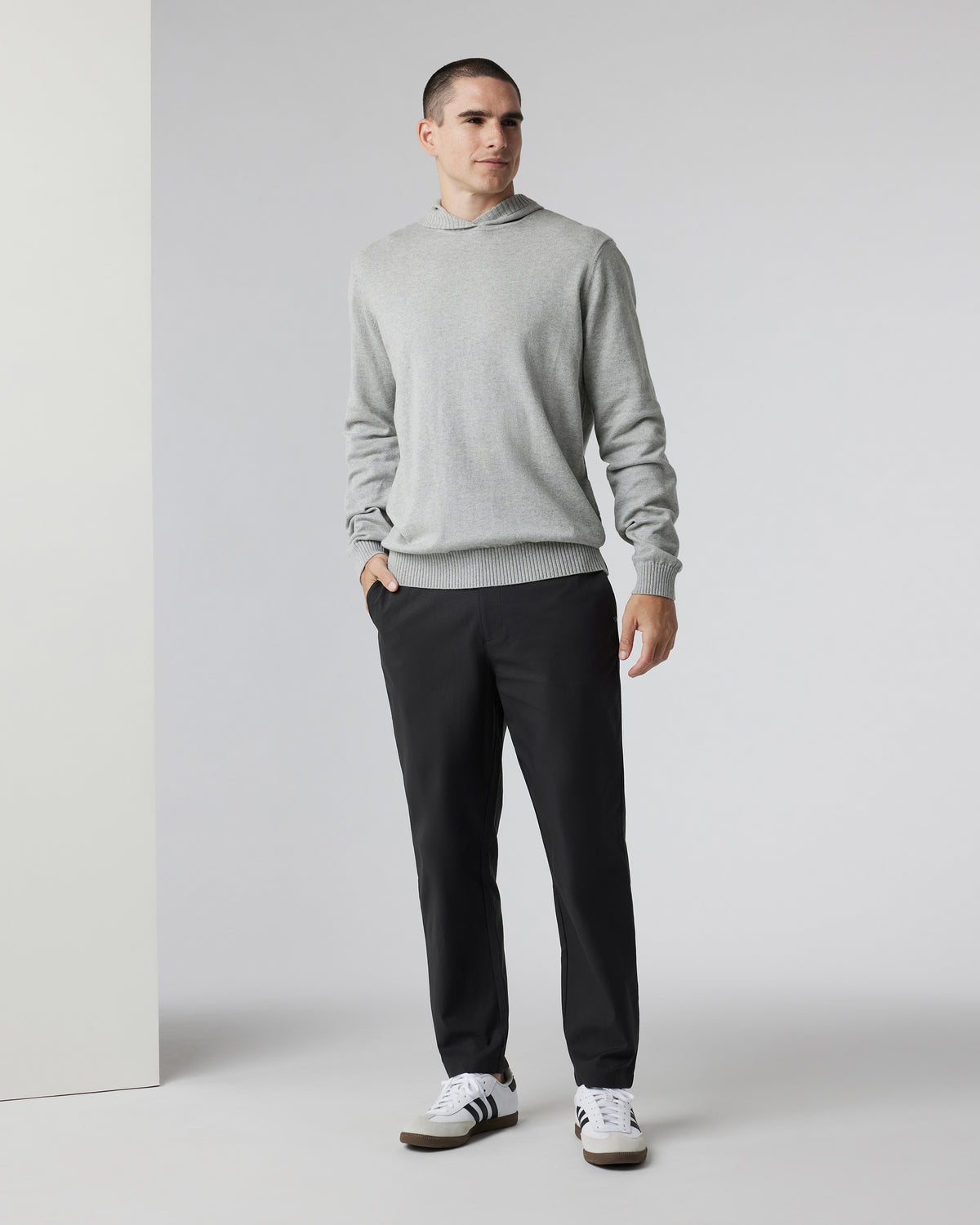 Cascade Crinkle Pant Relaxed 30" Black - Vuori