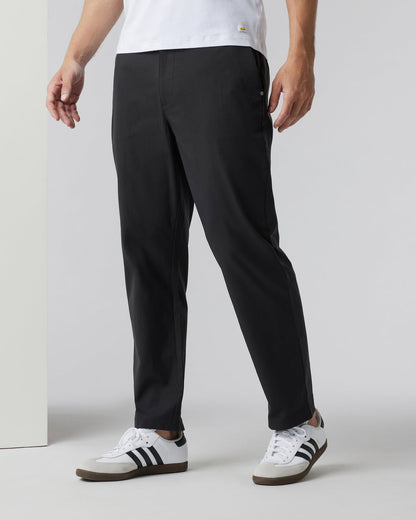 Cascade Crinkle Pant Relaxed 30" Black - Vuori