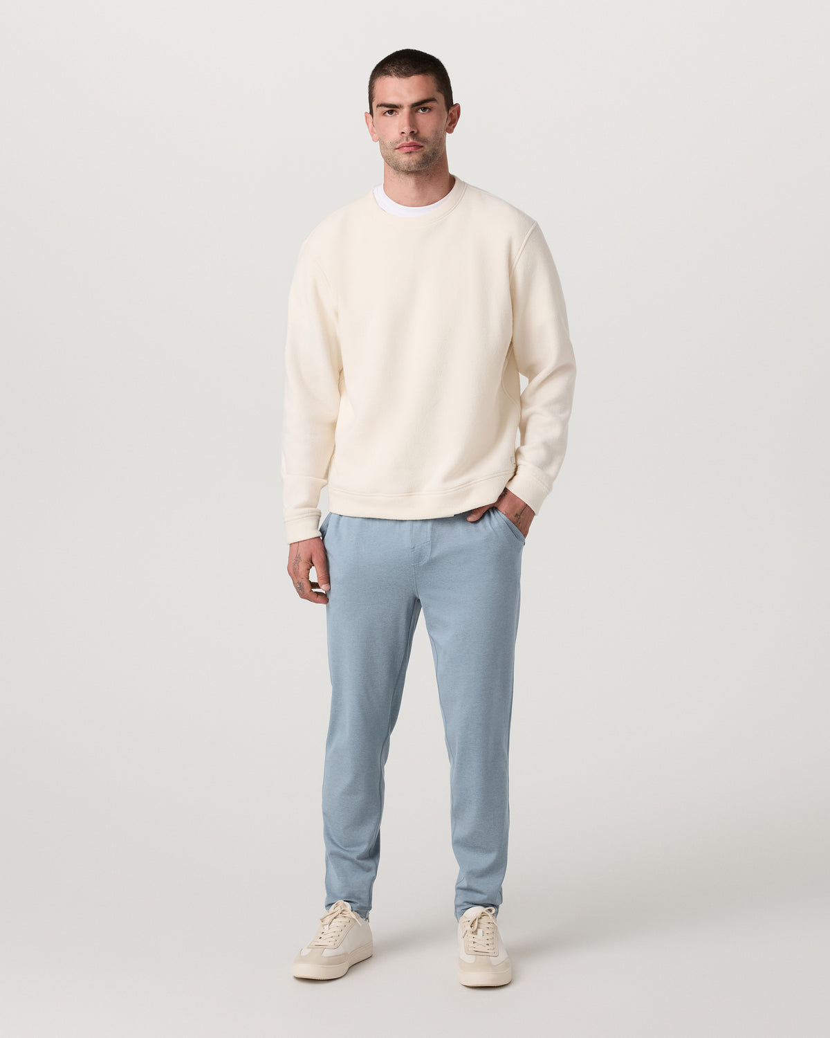 Ponto Performance Pant 30" Men's Flint Heather Pants - Vuori
