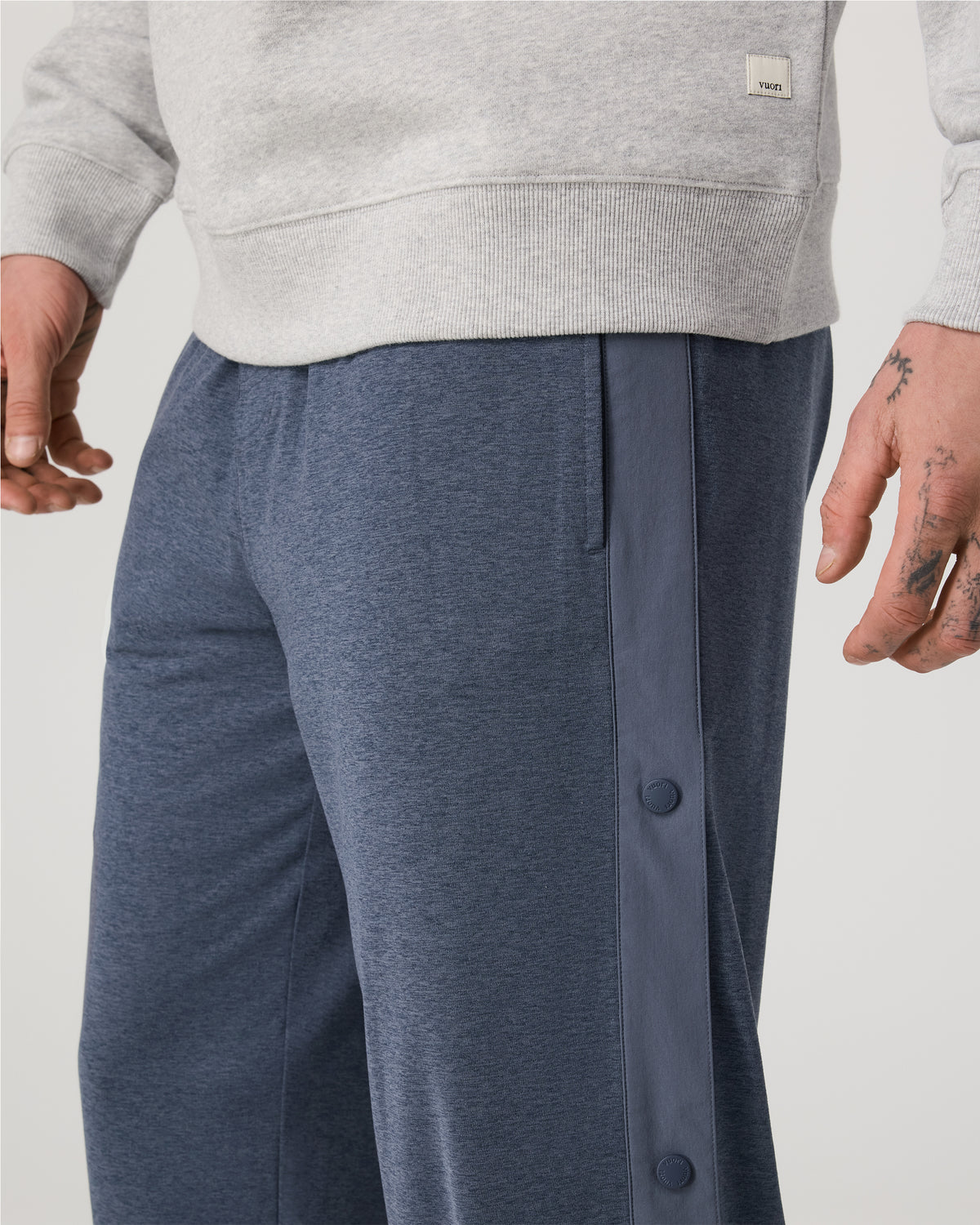 Sunday Warm Up Pant 30" Men's Azure Heather Pants - Vuori
