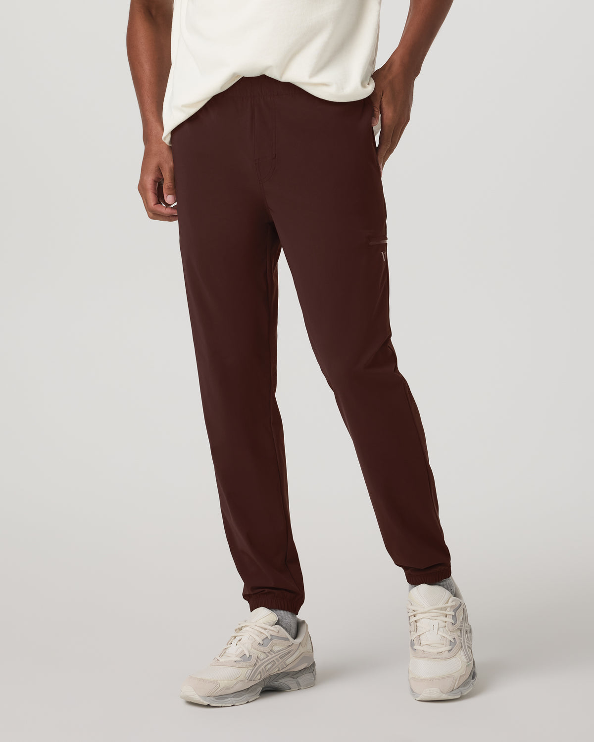 Fleet Sport Jogger 30" Men's Burgundy Joggers - Vuori