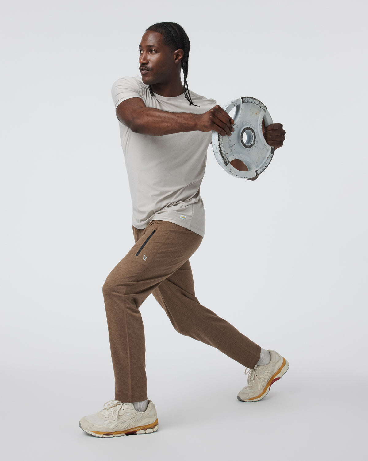 Sunday Performance Track Pant 2.0 Pecan Heather - Vuori