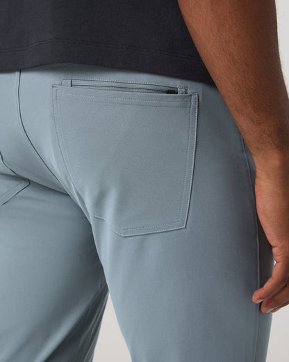 Meta Pant Athletic Slim 32" Dusty Blue 5-Pocket Pants - Vuori