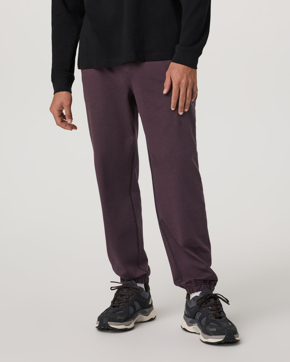 Men's Coronado Sweatpant 30" Raisin Heather - Vuori