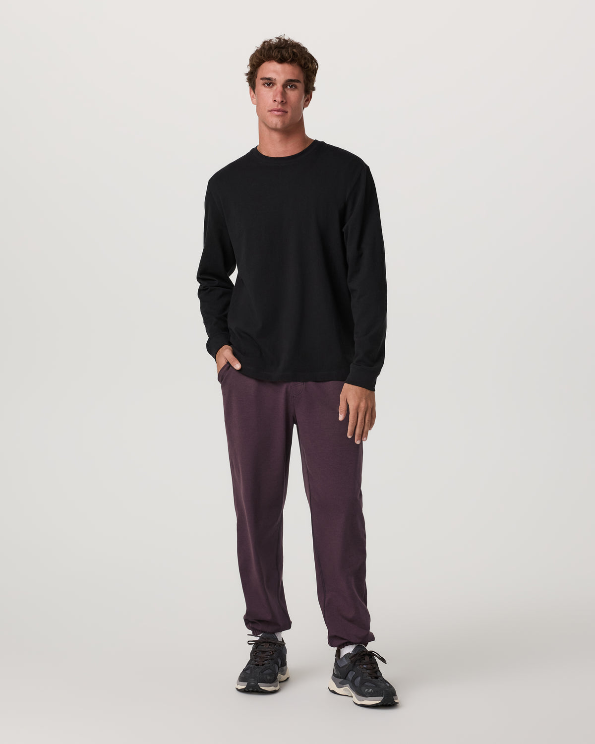 Men's Coronado Sweatpant 30" Raisin Heather - Vuori