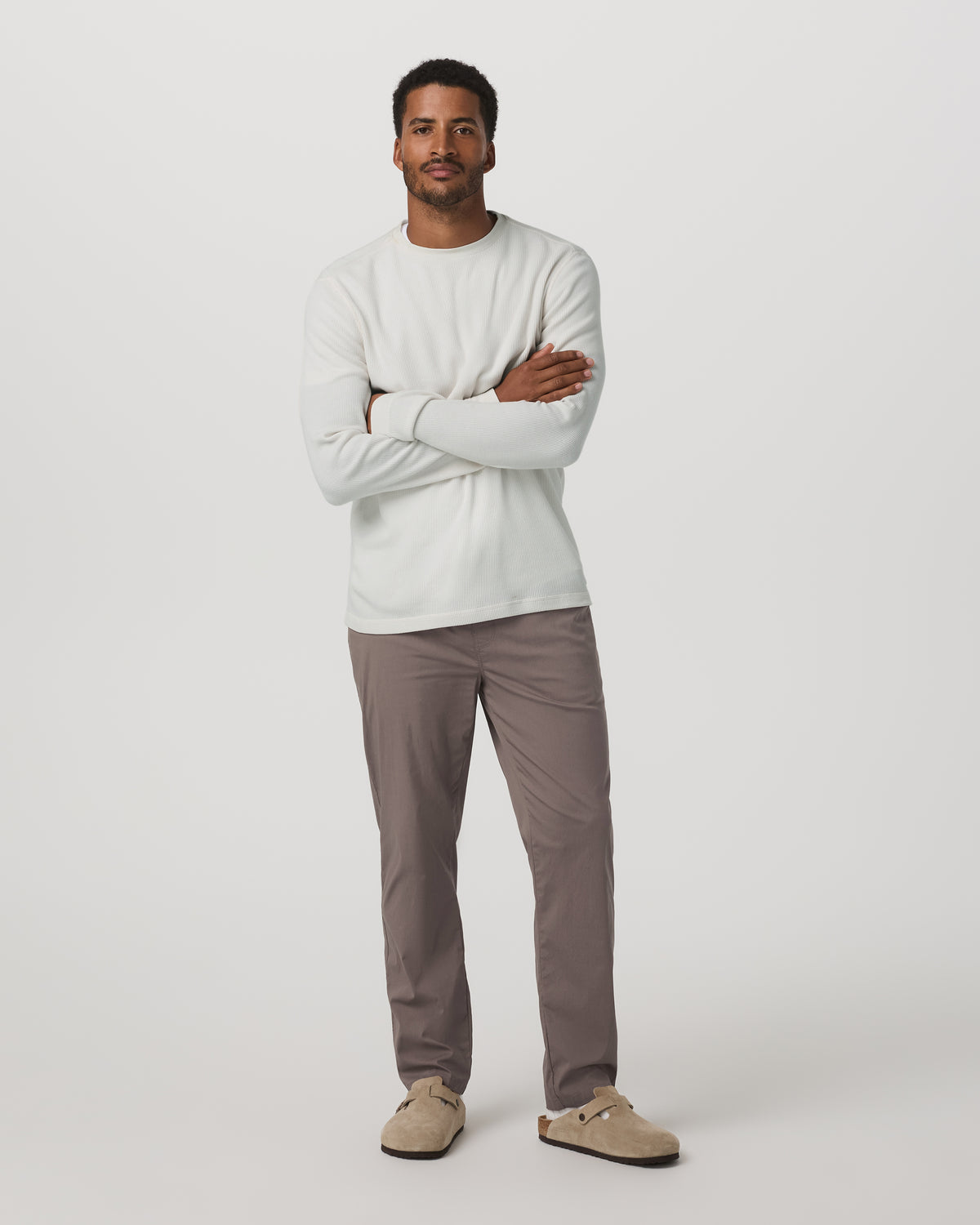 Men's Kore Everyday Pant Lined Classic 30" Smokey Taupe - Vuori