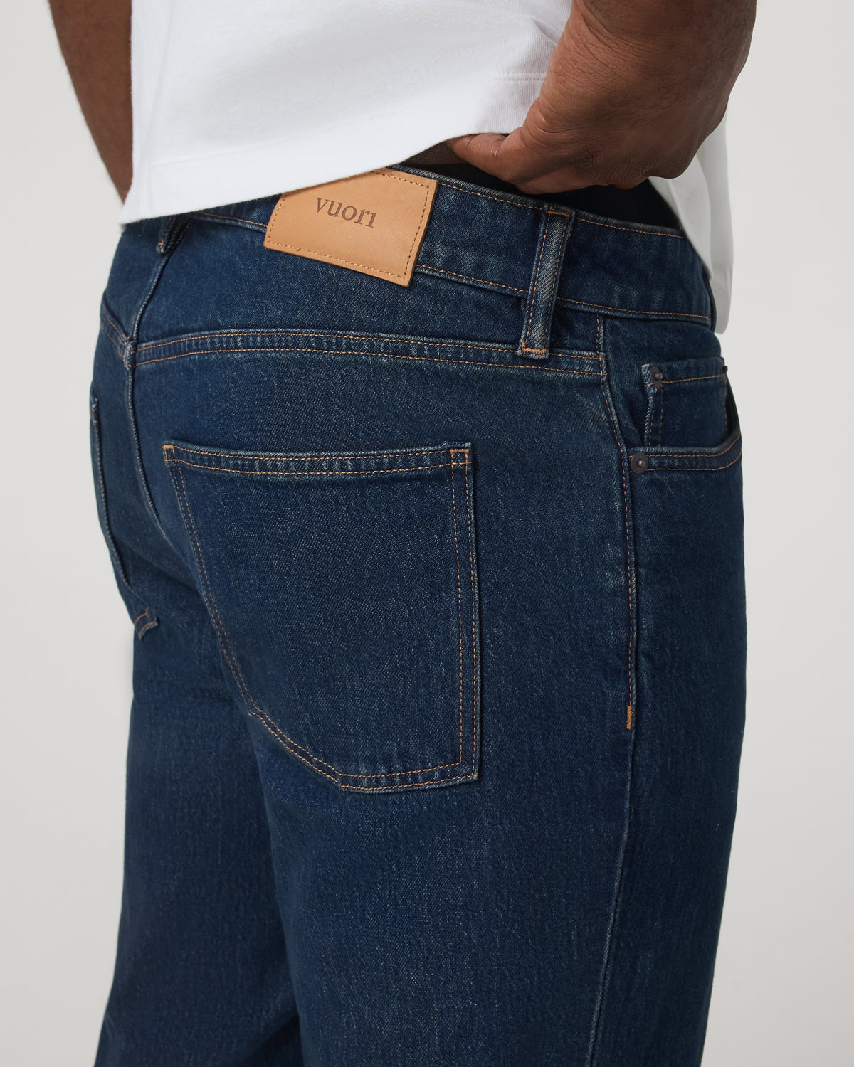 Vuori Vintage Jean Classic Fit 30" Men's Rinse Denim - Vuori