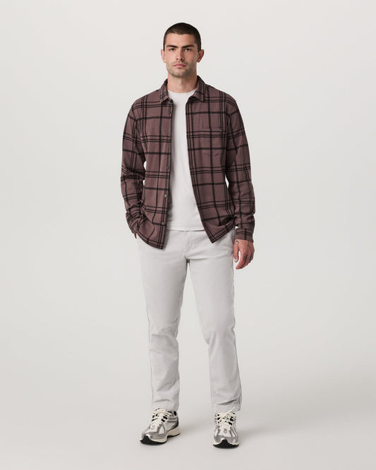 Optimist Elastic Waist Pant Classic Fit Amethyst Grey - Vuori
