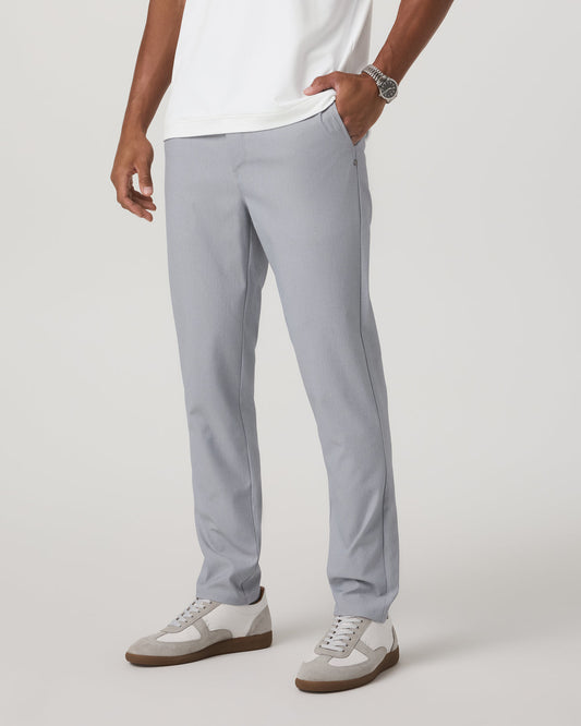 Cascade Tech Chino Athletic Slim Fit 32" Heather Grey - Vuori