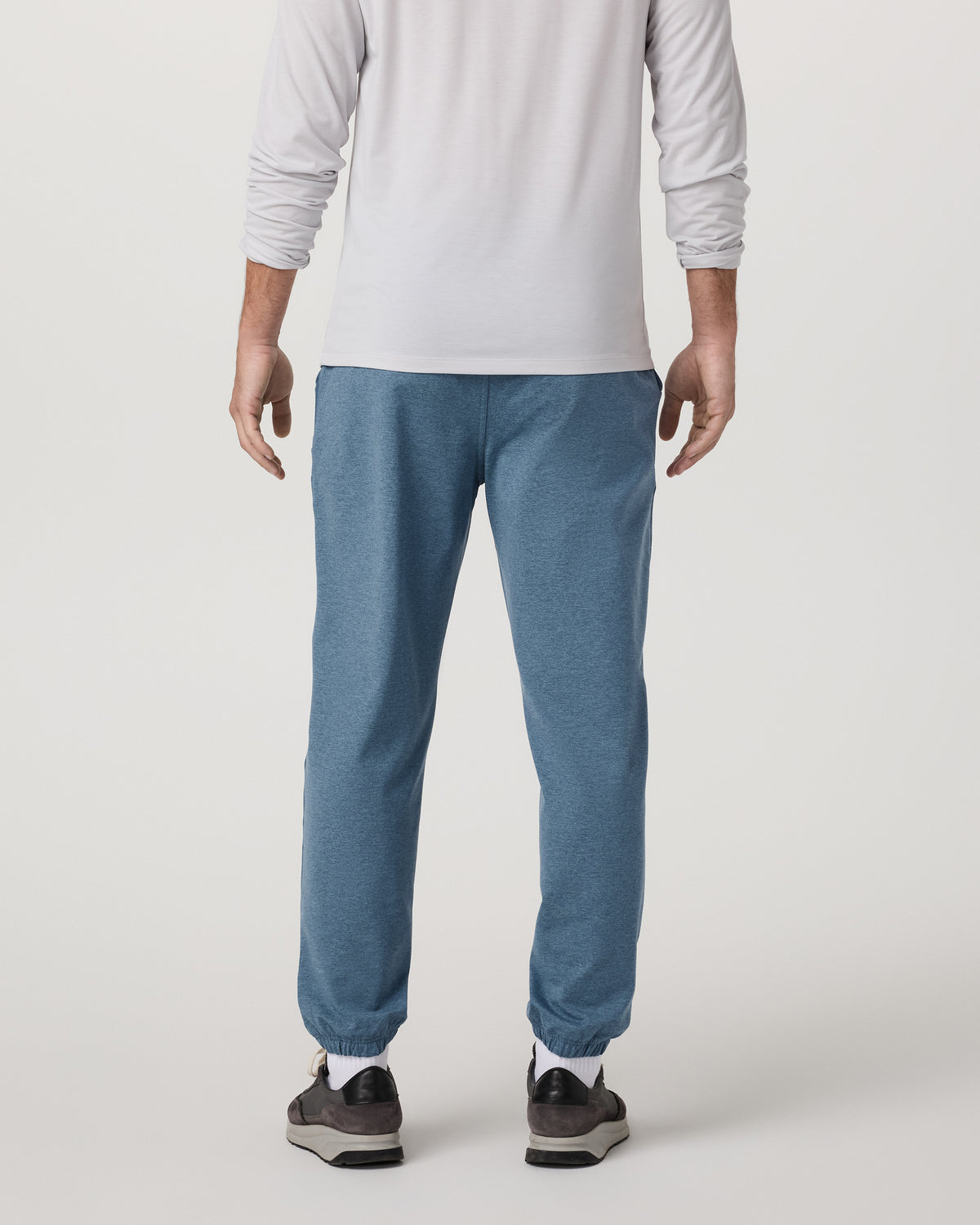 Men's Coronado Sweatpant 30" Pool Blue Heather - Vuori