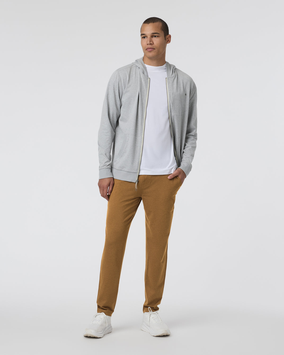 Ponto Performance Pant Caramel Heather - Vuori