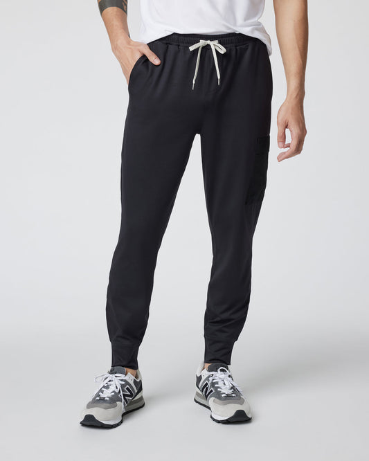 Sunday Utility Jogger Men's Black Cargo Joggers - Vuori