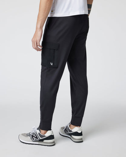 Sunday Utility Jogger Men's Black Cargo Joggers - Vuori