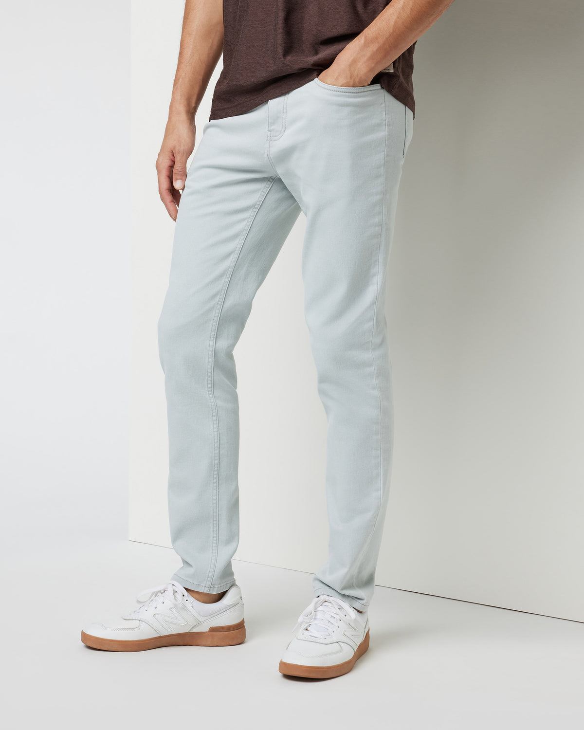 Benton Stretch Twill Pant Men's Sky Grey Twill Pants - Vuori