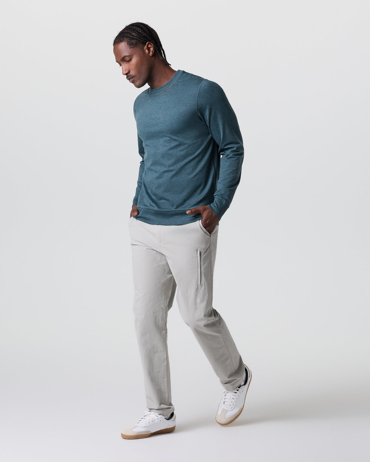 Barren Explorer Pant Classic Fit 30" Talc - Vuori