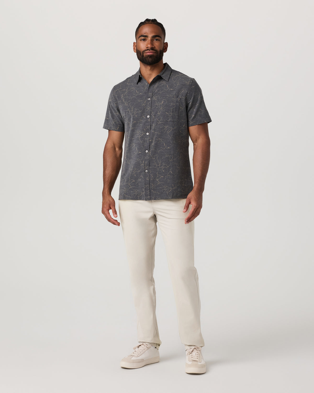 Meta Pant Classic Fit 34" Men's Birch 5-Pocket Pants - Vuori