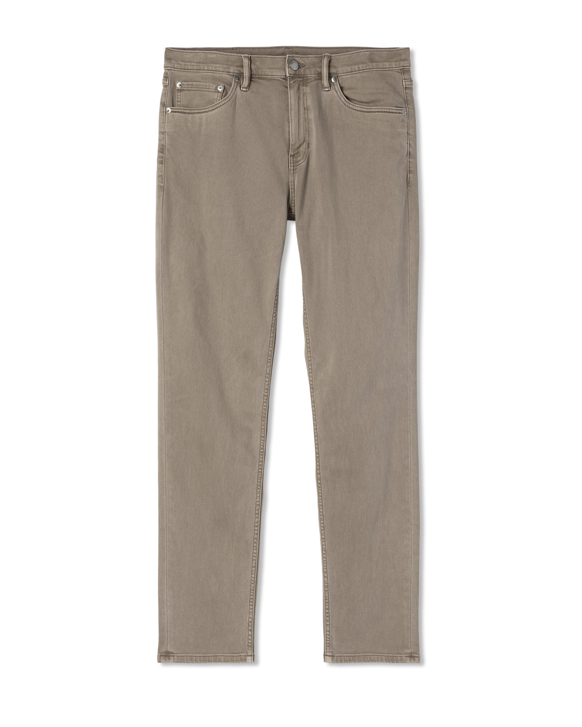 Benton Stretch Twill Pant Athletic Slim Fit 32" Taupe - Vuori