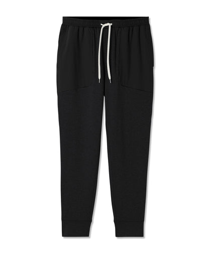 Sunday Mixed Media Jogger 28" Men's Black Joggers - Vuori