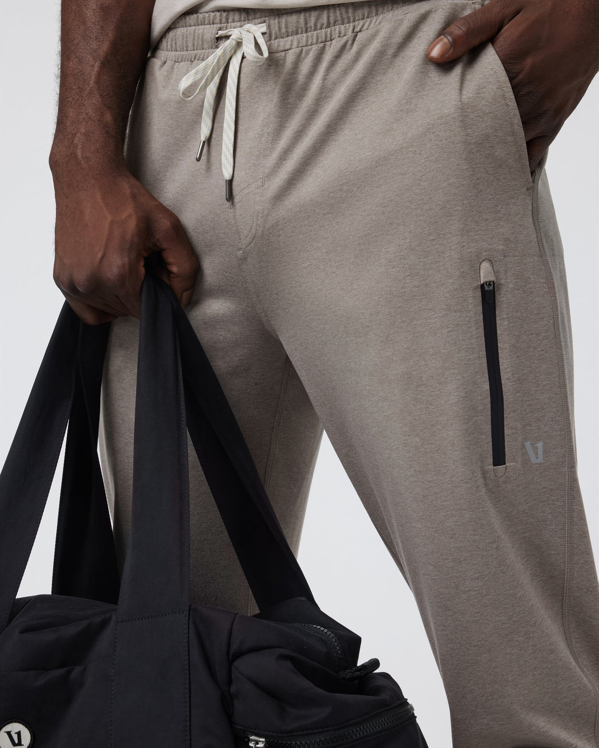 Sunday Performance Jogger Mocha Heather - Vuori