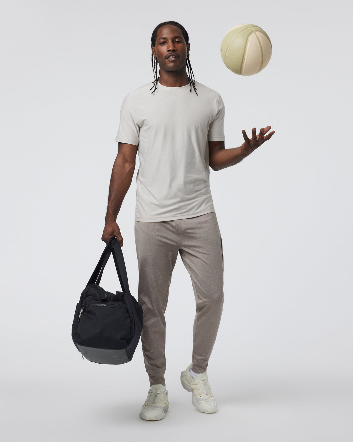 Sunday Performance Jogger Mocha Heather - Vuori