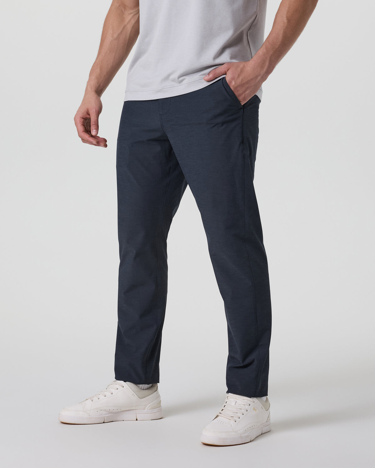 Aim Pant 30" Navy Golf & Travel Pants - Vuori