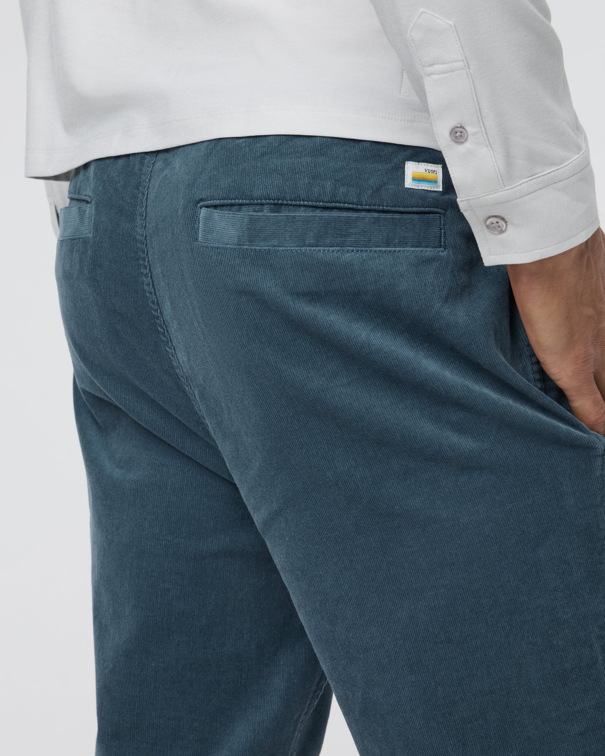 Optimist Pant Men's Light Deep Sea Corduroy Pants - Vuori