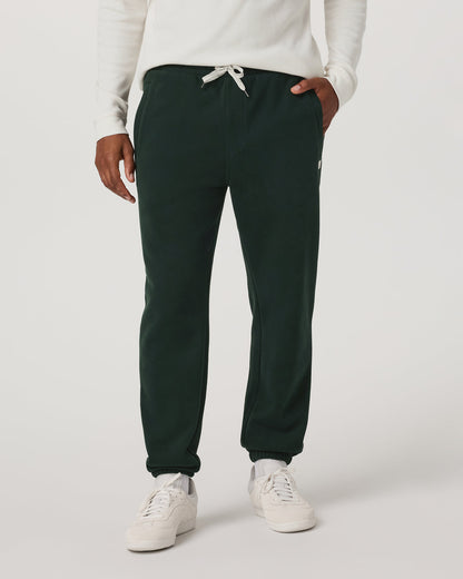 Seaside Sweatpant 28" Men's Relaxed Evergreen Sweatpant - Vuori