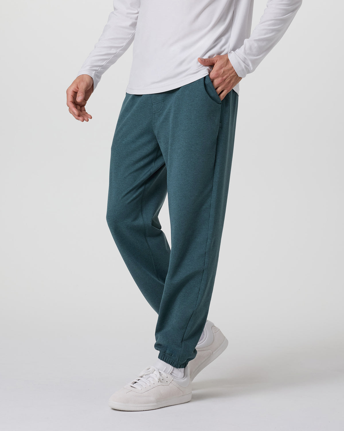 Coronado Performance Sweatpant Classic 28" Deep Sea Heather - Vuori