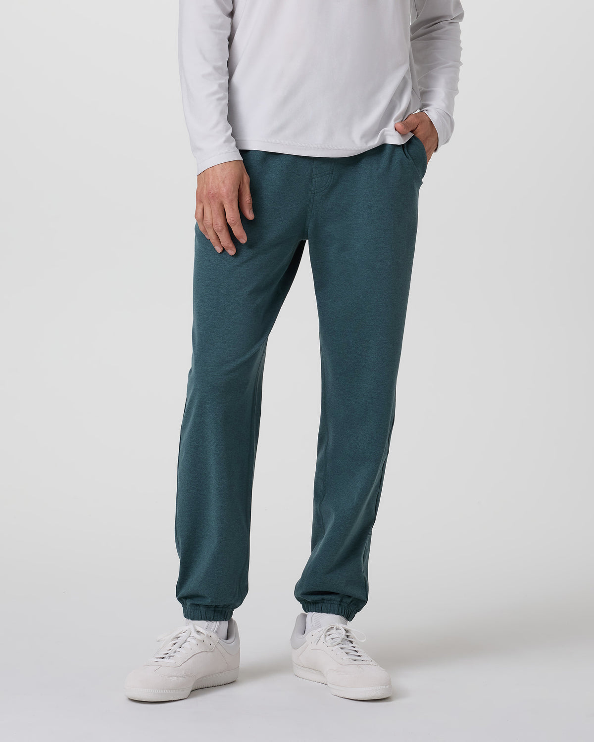 Coronado Performance Sweatpant Classic 28" Deep Sea Heather - Vuori