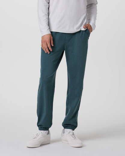 Coronado Performance Sweatpant Classic 28" Deep Sea Heather - Vuori