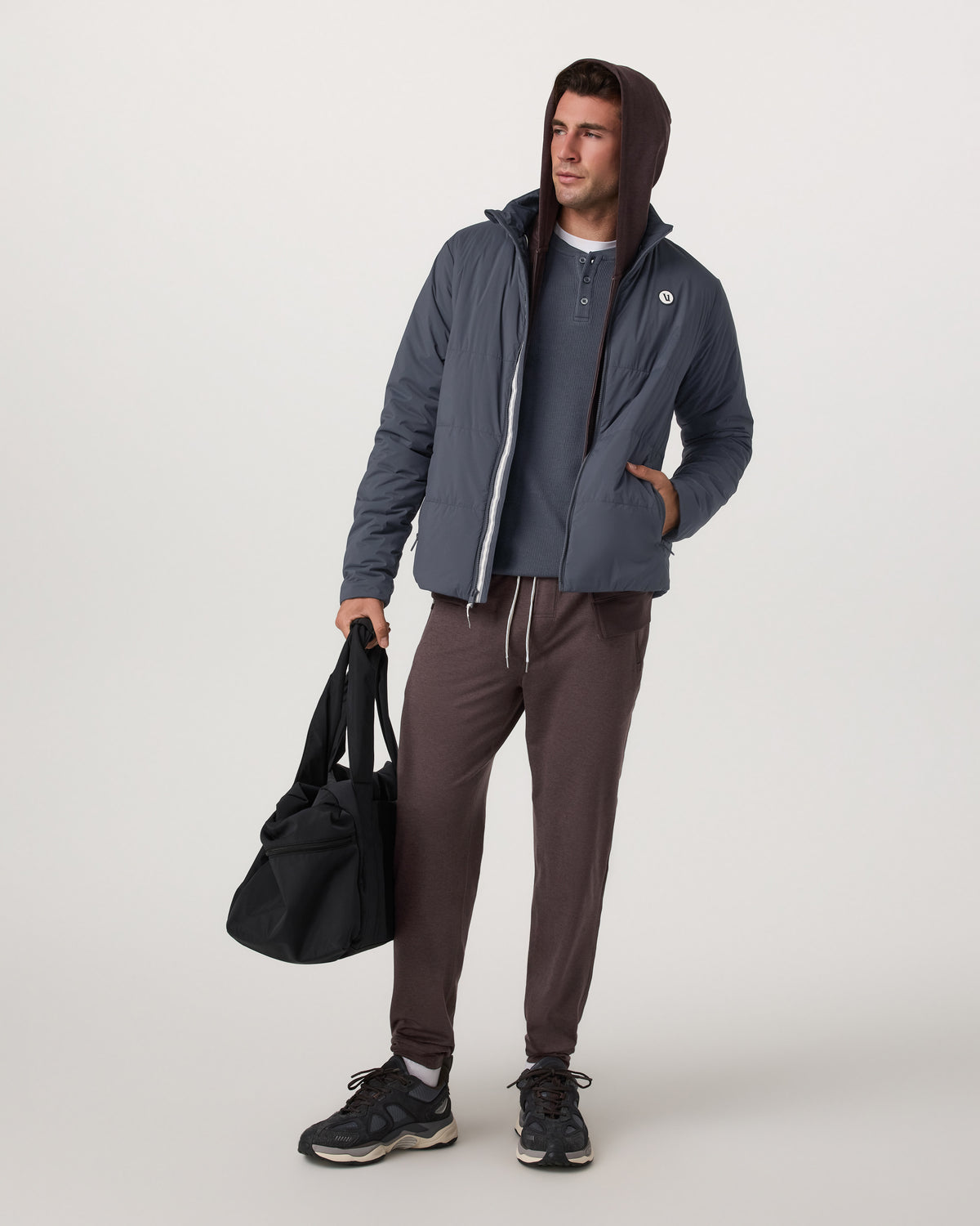 Men's Ponto Performance Jogger Sangria Heather - Vuori