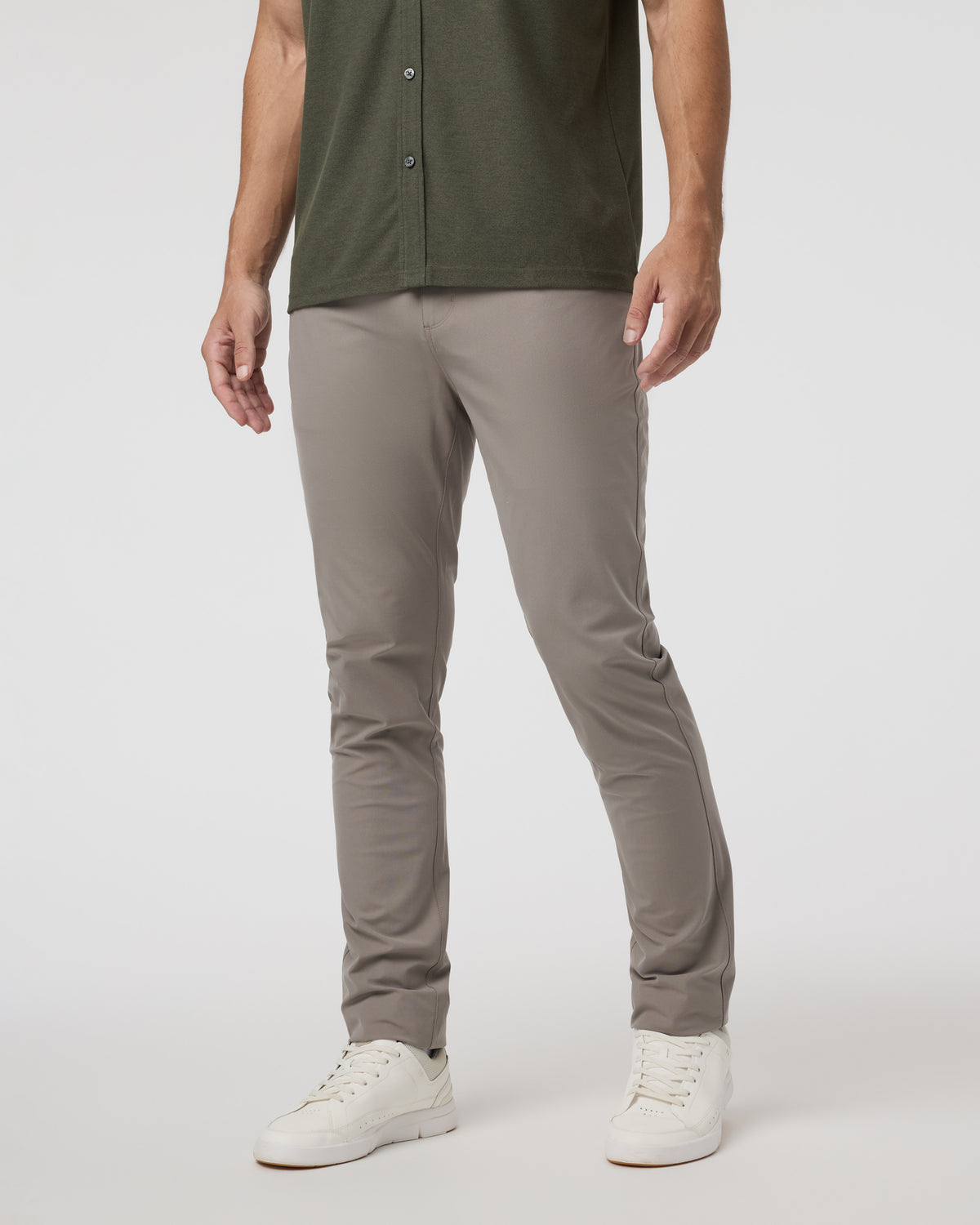 Meta Pant Athletic Slim 32" Mocha 5-Pocket Pants - Vuori