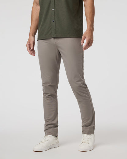 Meta Pant Athletic Slim 32" Mocha 5-Pocket Pants - Vuori