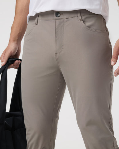 Meta Pant Athletic Slim 32" Mocha 5-Pocket Pants - Vuori