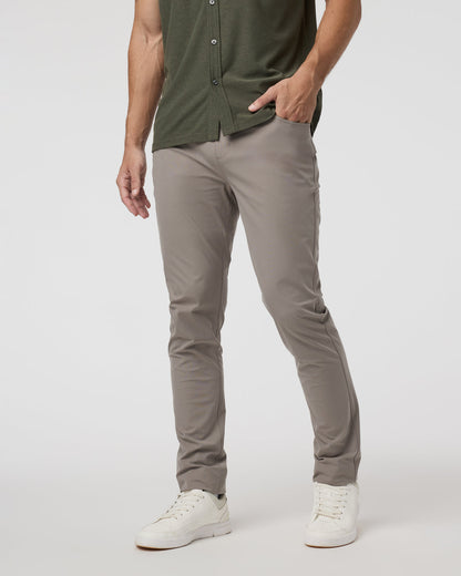 Meta Pant Athletic Slim 32" Mocha 5-Pocket Pants - Vuori