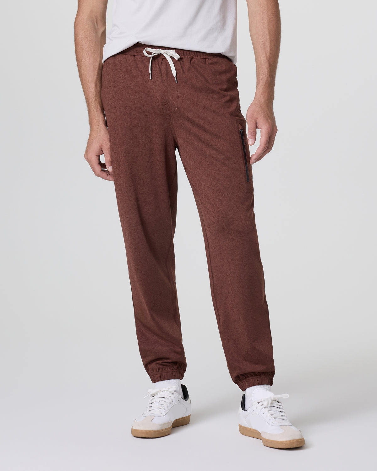 Sunday Performance Sweatpant Classic 30" Burnt Sienna Heather - Vuori