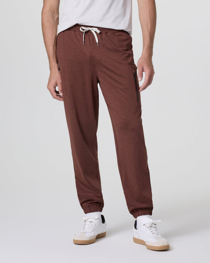 Sunday Performance Sweatpant Classic 30" Burnt Sienna Heather - Vuori