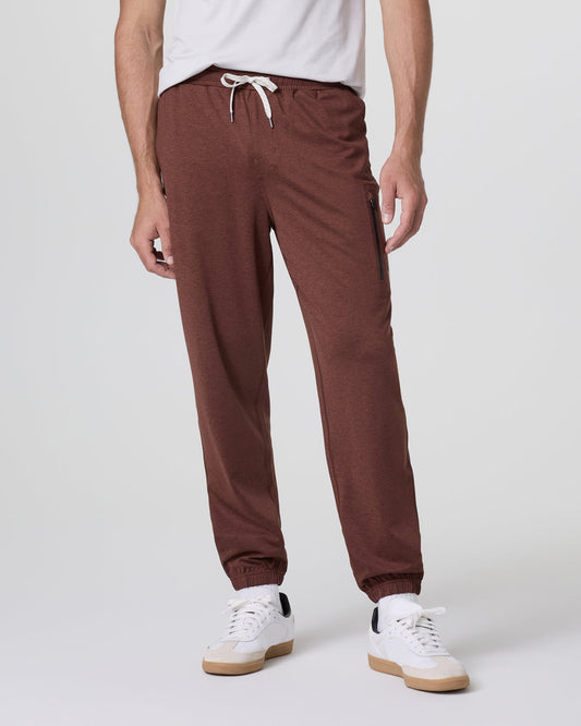 Sunday Performance Sweatpant Classic 30" Burnt Sienna Heather - Vuori