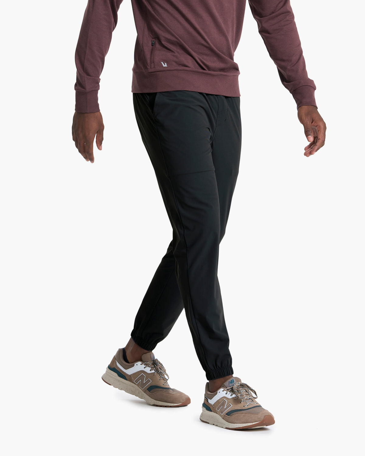 Fleet Jogger Men's Black Training Joggers - Vuori