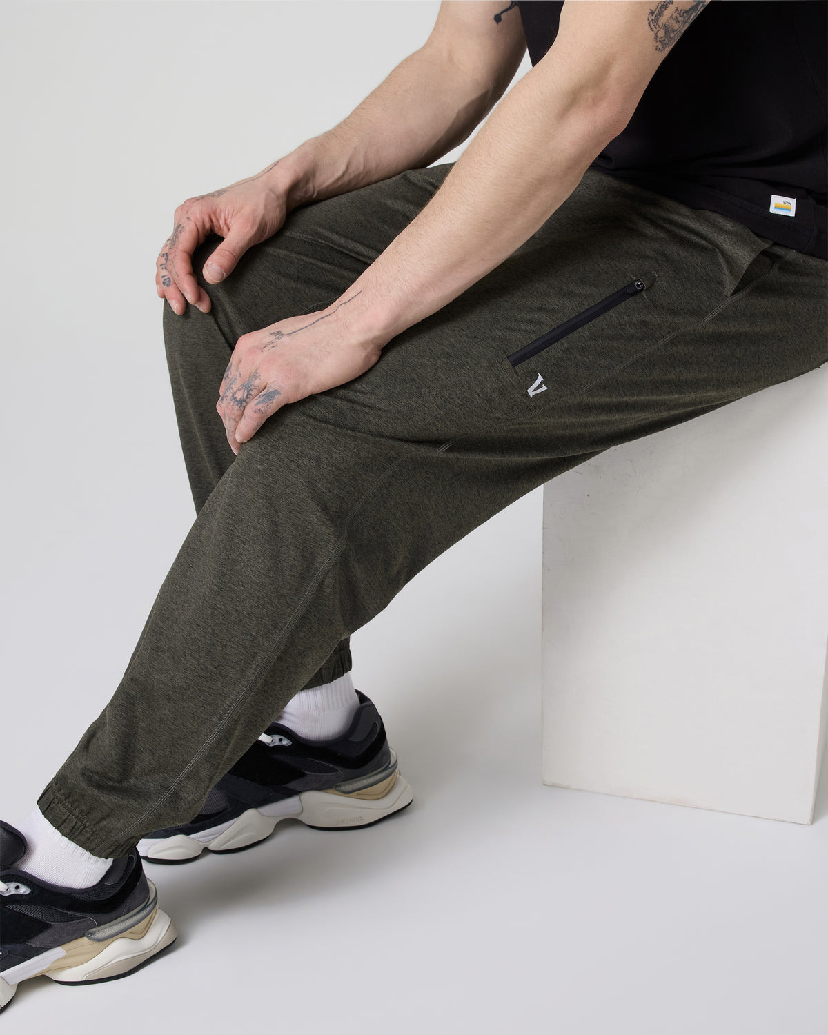 Sunday Performance Sweatpant Classic 30" Kale Heather - Vuori