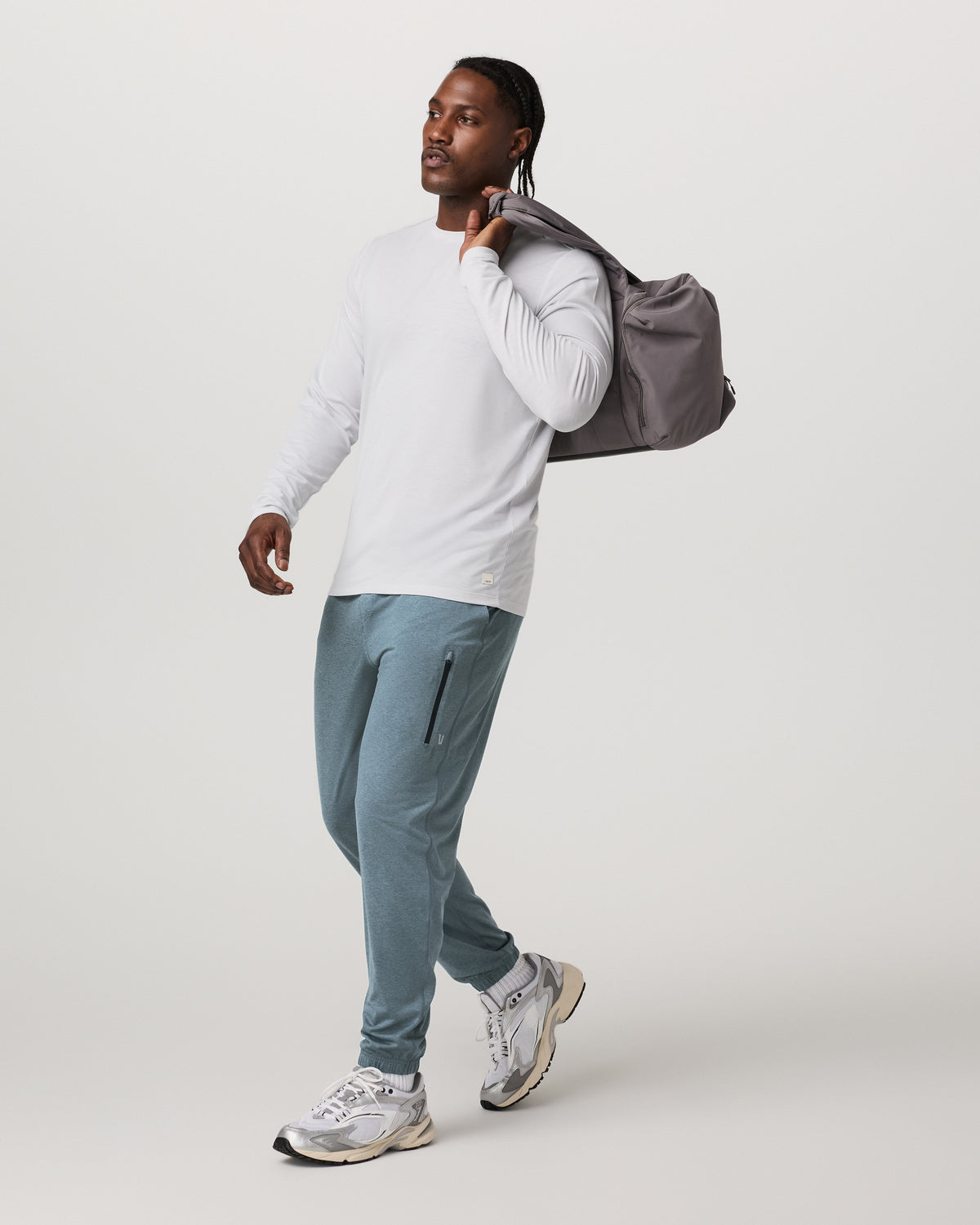 Men's Sunday Performance Sweatpant 30" Smoke Blue - Vuori