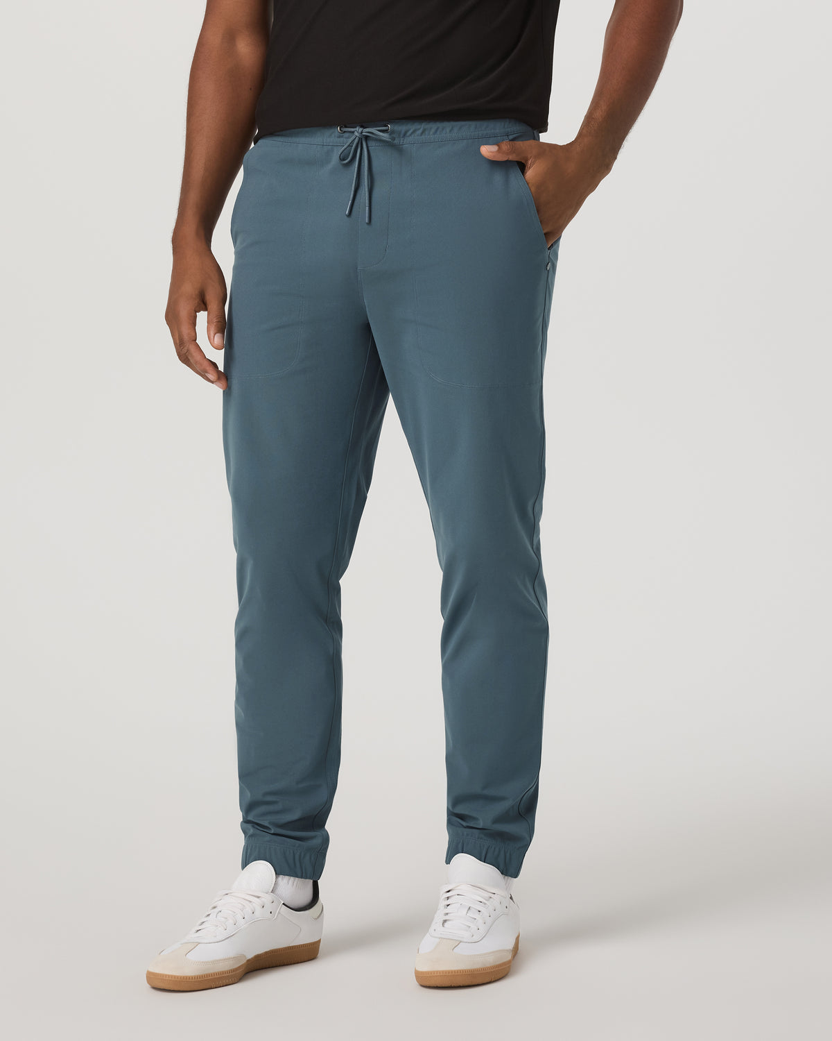Meta Jogger 30" Men's Blue Sea Performance Knit Joggers - Vuori