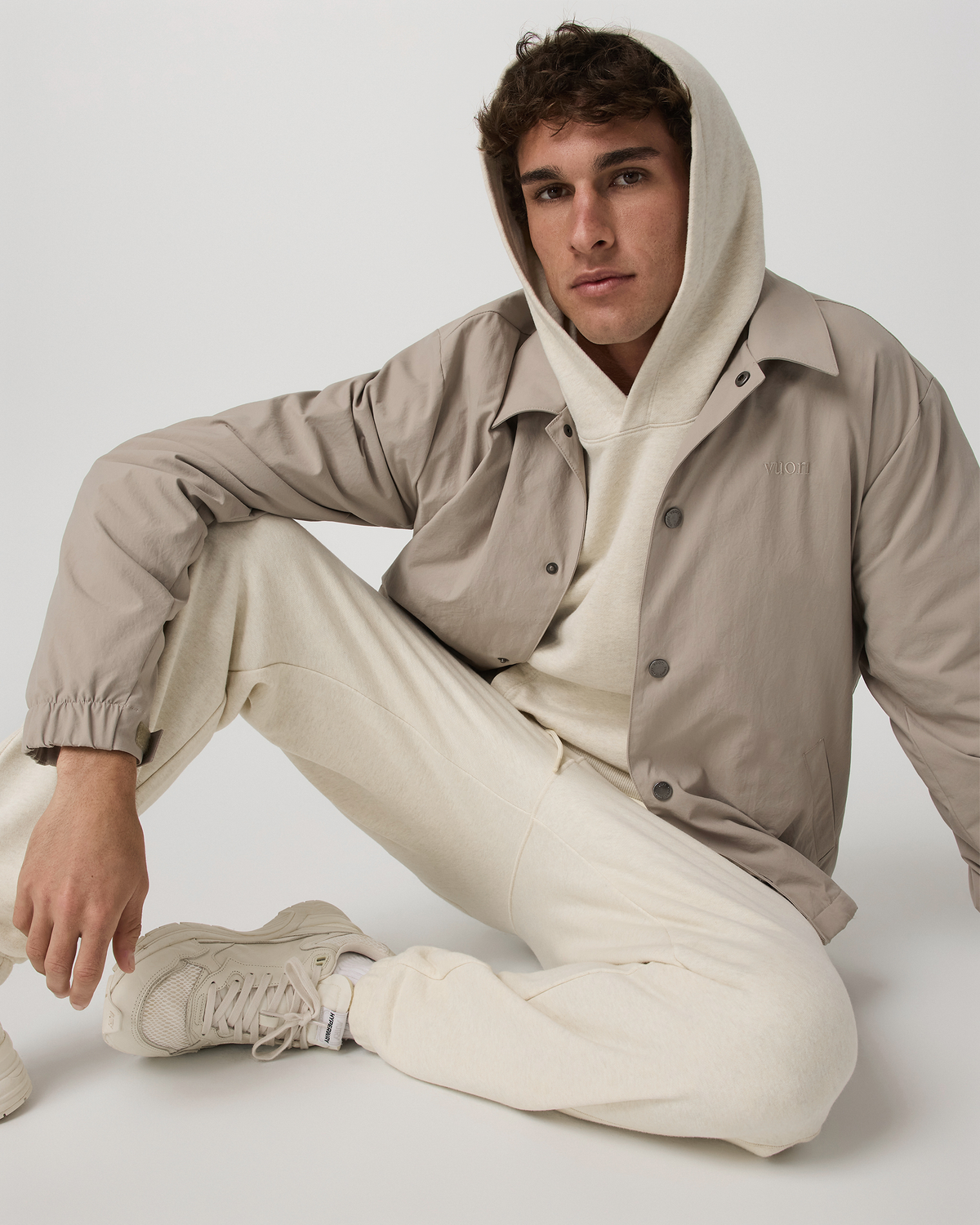 Men's Cypress Vintage Jogger 28" Buttermilk Heather - Vuori