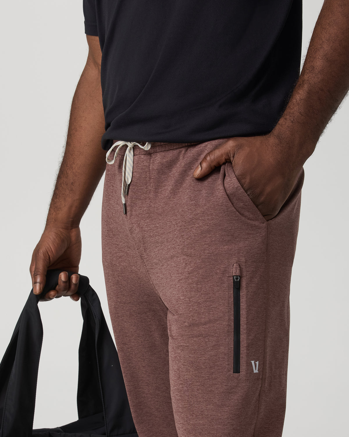 Sunday Performance Jogger 28" Sable Heather Joggers - Vuori