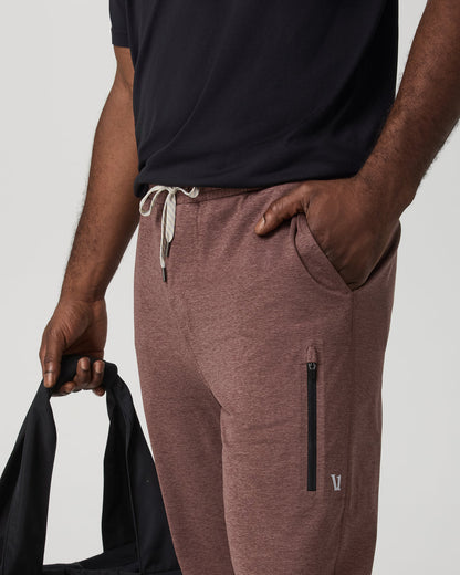 Sunday Performance Jogger 28" Sable Heather Joggers - Vuori