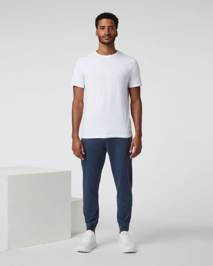 Ponto Performance Jogger Athletic Slim Fit 30" Azure Heather - Vuori