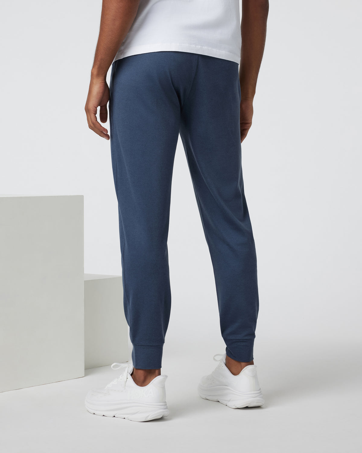 Ponto Performance Jogger Athletic Slim Fit 30" Azure Heather - Vuori