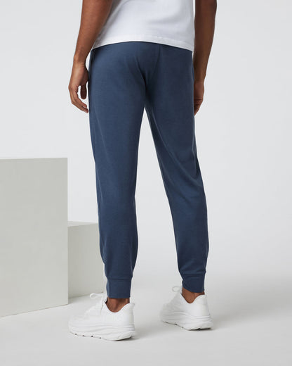Ponto Performance Jogger Athletic Slim Fit 30" Azure Heather - Vuori