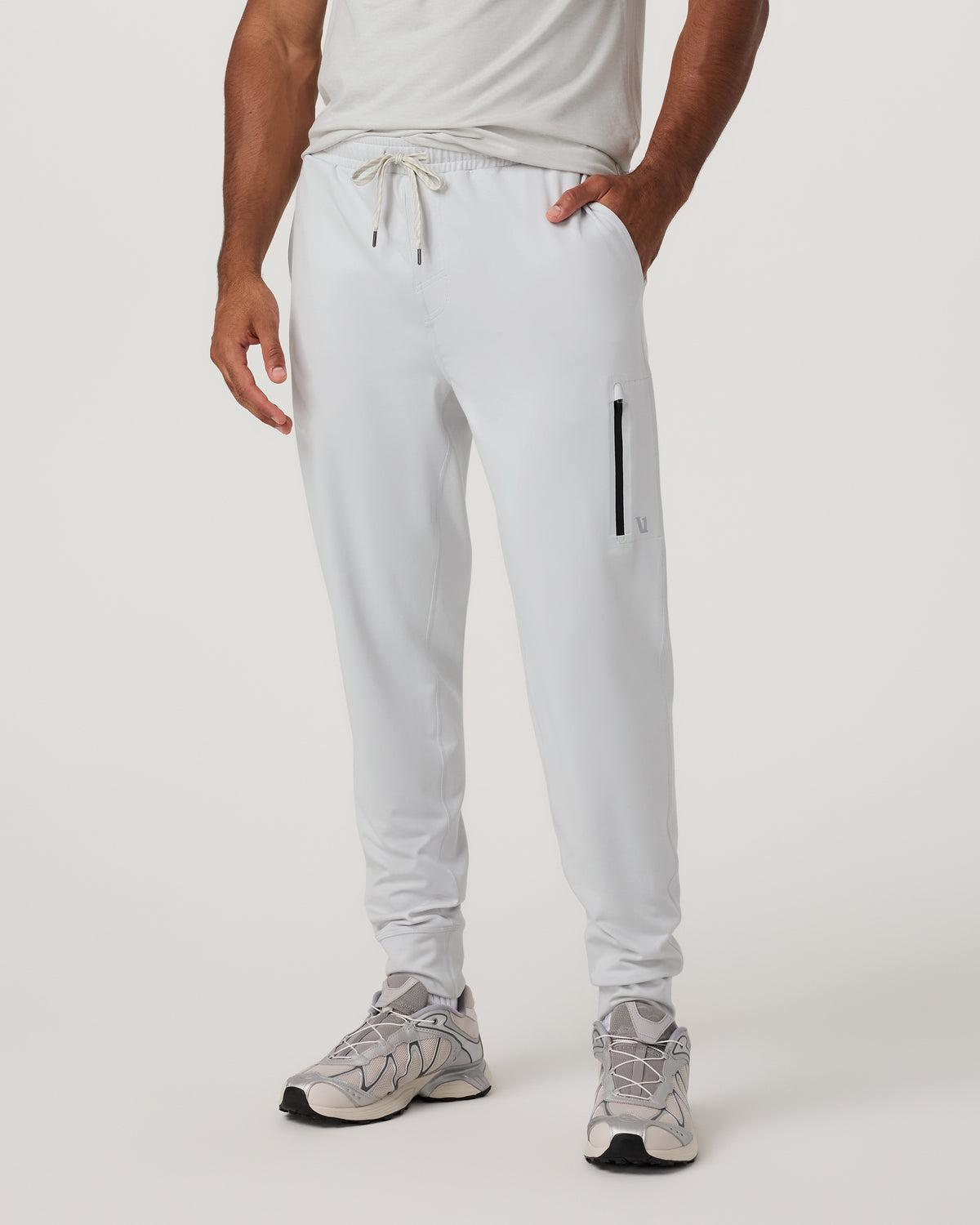 Sunday Performance Jogger 28" Men's Frost Grey Joggers - Vuori